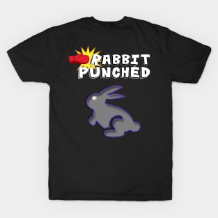 Neon Gray Rabbit of the Future With the shows title T-Shirt